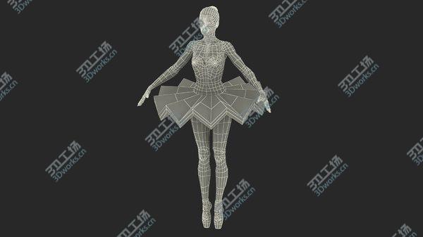 images/goods_img/20210312/Dark Skinned Black Ballerina Rigged 3D model/5.jpg